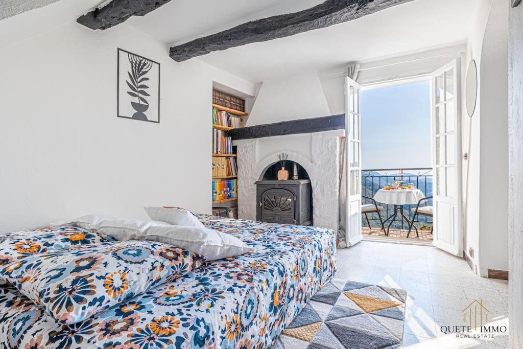 Вилла Havre De Paix Et Vue Exceptionnelle Proche Monaco Peille Экстерьер фото